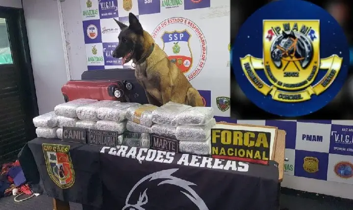 Após denuncia passageiro de embarcação é preso com aproximadamente 40 kg de drogas na Base Arpão