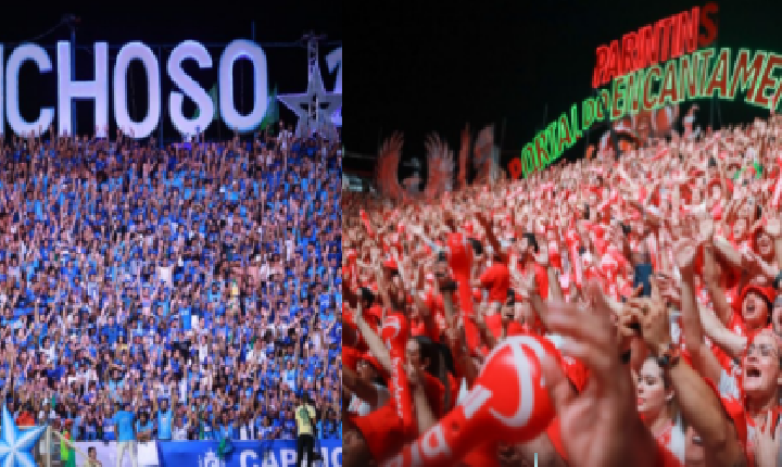 Caprichoso e Garantido travam duelo de gigantes e chegam praticamente empatados à noite decisiva do Festival de Parintins