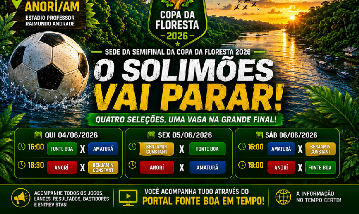 CHEGOU A HORA DA VERDADE: QUATRO SELEÇÕES, UMA VAGA NA GRANDE FINAL DA COPA DA FLORESTA 2026