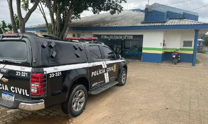 Em Tefé, PC-AM prende em flagrante indivíduo por matar o pai com tiro de espingarda