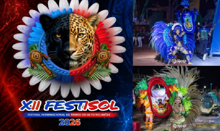 Festisol 2026 começa nesta quinta-feira em Tabatinga com disputa das Onças e grandes shows