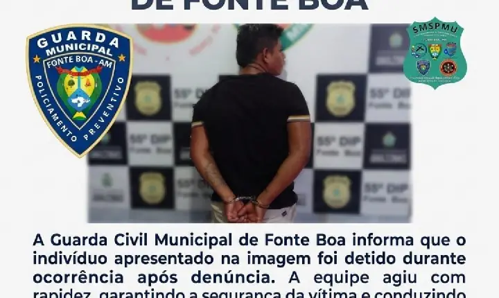 Guarda Civil Municipal age rápido e evita possível caso de violência em Fonte Boa