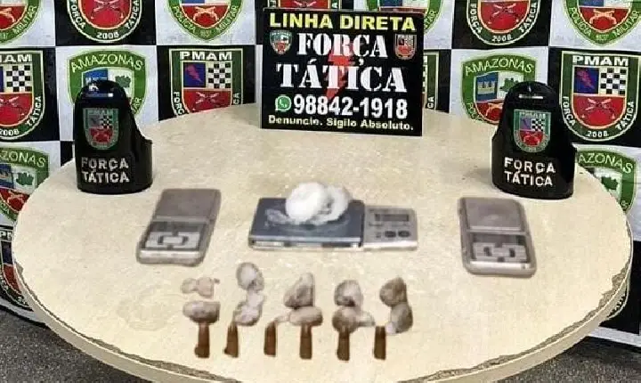 Japurá: Homem é preso comercializando entorpecentes em frente à sua residência