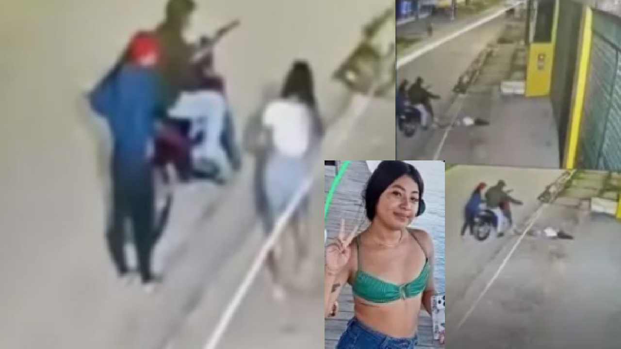 Jovem é morta a tiros em Tabatinga; ataque foi registrado por câmera de segurança