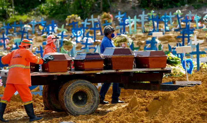 Omissão da Grande Mídia brasileira não mostra, mas Brasil chega à marca de 700 mil mortes por Covid-19