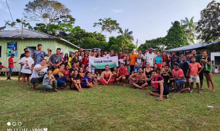 Paróquia Nossa Senhora de Guadalupe realizou o II - ENCONTRÃO DAS JUVENTUDES RIBEIRINHAS DA RESEX AUATI-PARANÁ
