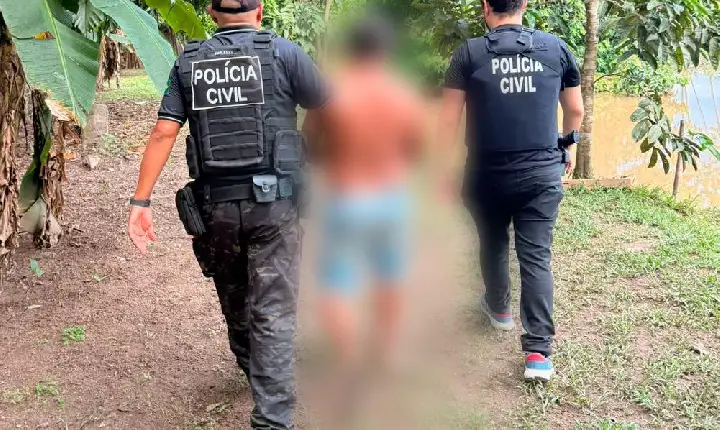 PC-AM prende homem suspeito de abusar sexualmente de crianças e adolescentes da mesma família em Tabatinga