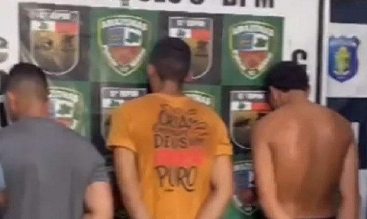 PM prende três homens e apreende 21 kg de drogas em embarcação no porto de Coari