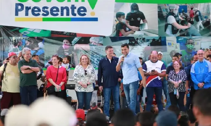 Prefeito Biquinho rebate criticas e cobra Wilson pela suspensão da licitação referente a pavimentação do Bairro Delphina Aziz.