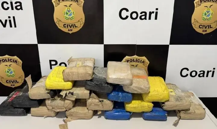 Skunk é encontrado escondido em caixa de bananas dentro de embarcação em Coari