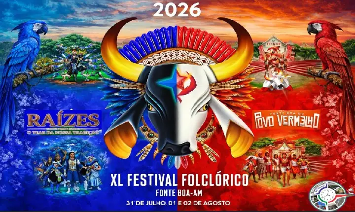 XL FESTIVAL FOLCLÓRICO DE FONTE BOA É ANUNCIADO PARA JULHO E AGOSTO DE 2026