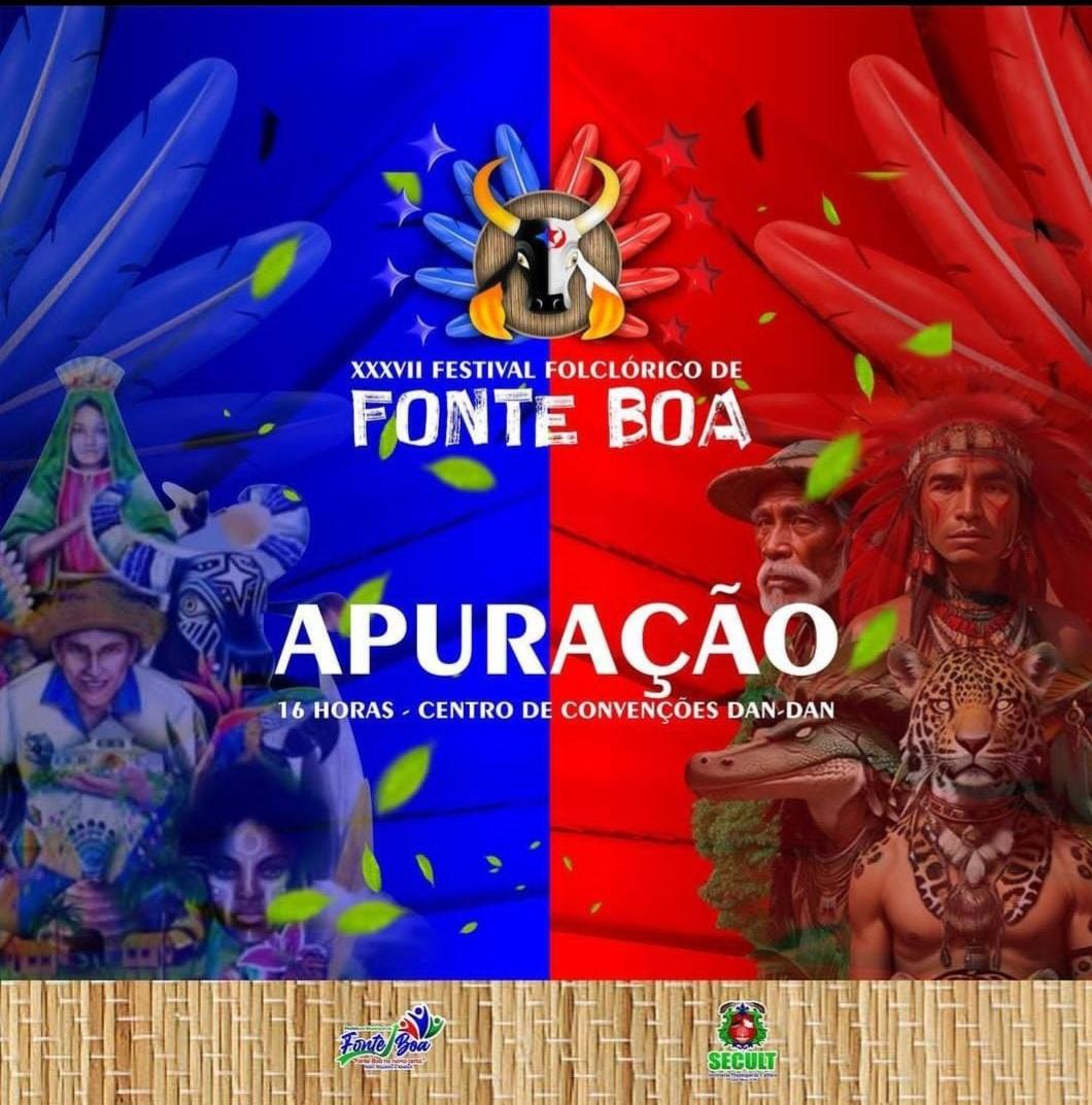 Apuração do XXXVII Festival dos Bois Bumbas de Fonte Boa