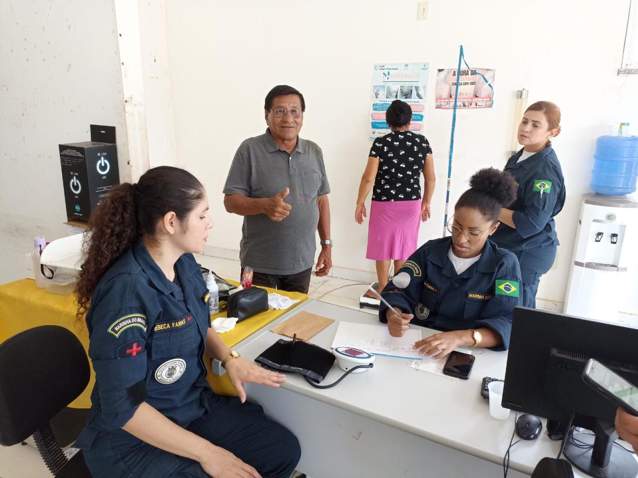 Marinha do Brasil presta atendimento médico e odontológico em Fonte Boa
