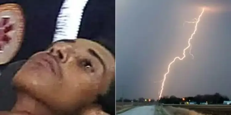 Homem é atingido por raio enquanto cozinhava