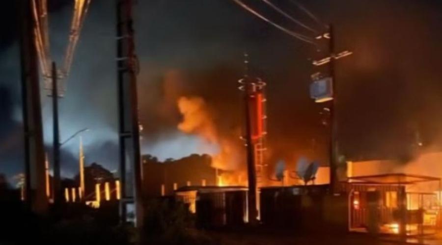 Incêndio em usina de energia da Agrekko deixou Tabatinga sem energia elétrica