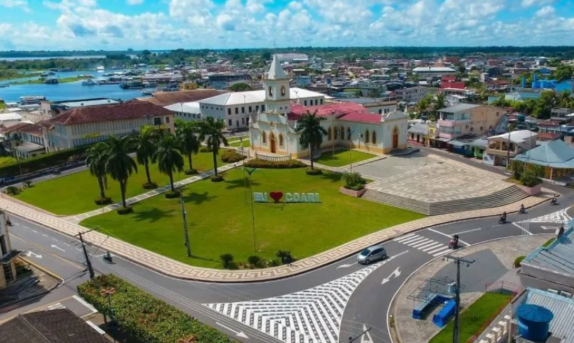 Ministério Público do Amazonas (MPAM) em Coari, fiscaliza obras de pavimentação e iluminação pública