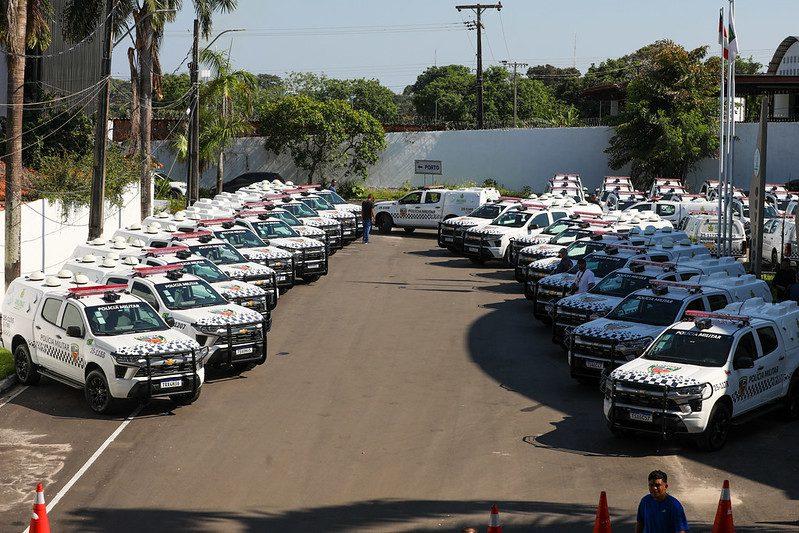 Governo do Amazonas inicia envio de 60 viaturas para reforçar segurança no interior do estado