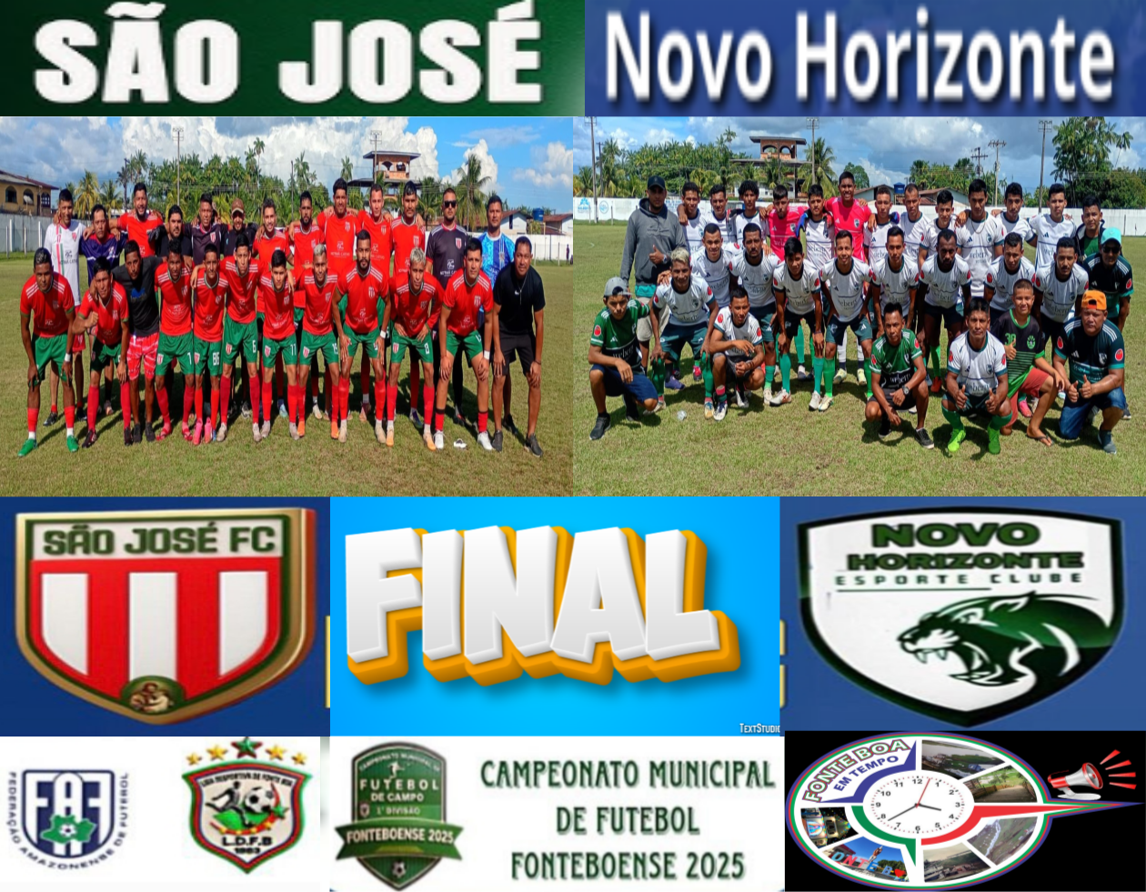 Chegou a hora da Grande Final do Campeonato Municipal de Futebol Fonteboense