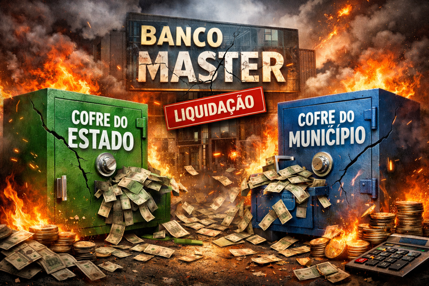 Bomba na Previdência: rombo do Banco Master pode explodir contas de estados e municípios