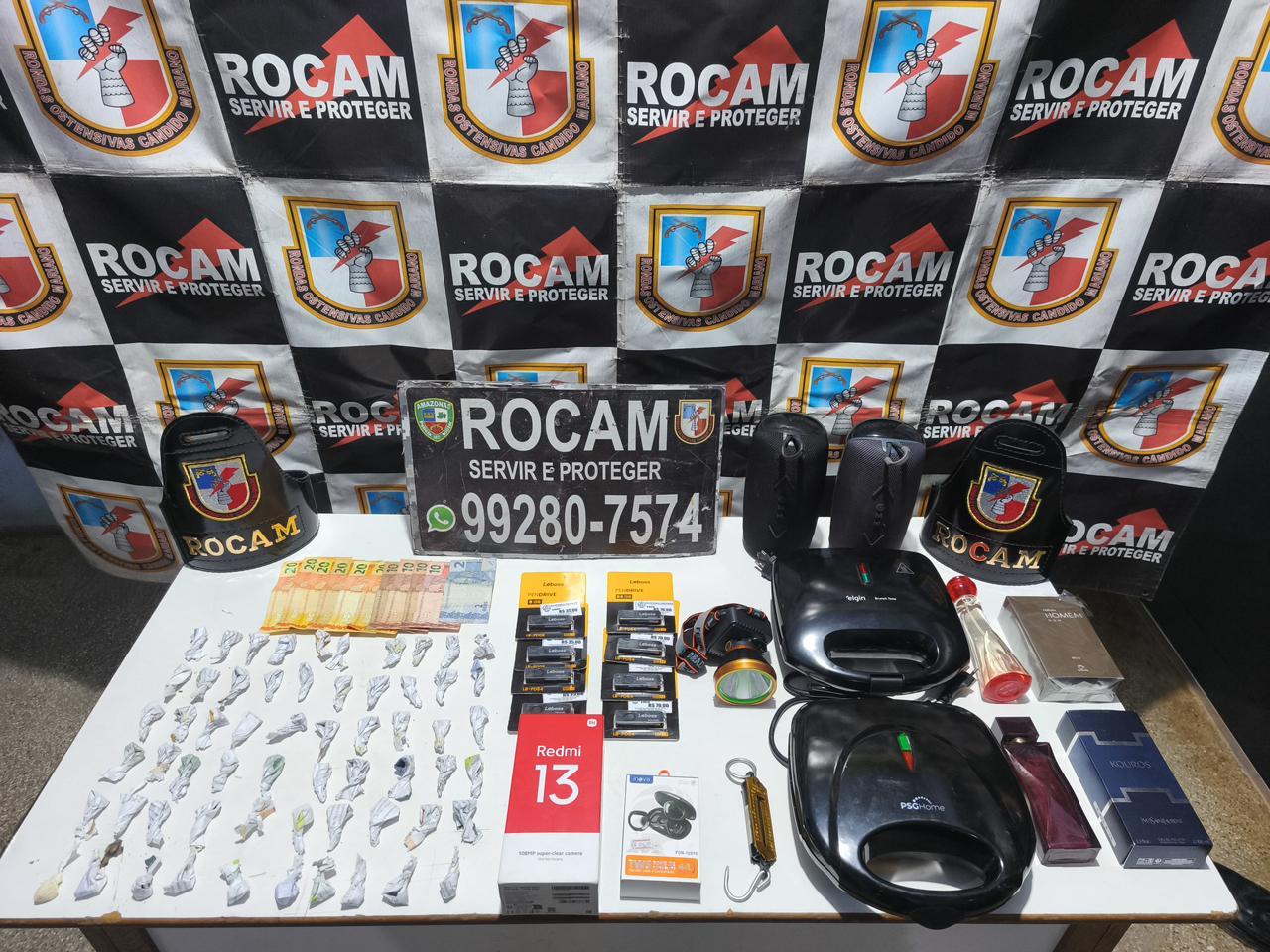 Denúncia revela “boca de fumo”, e mulher é presa com drogas e produtos furtados em Fonte Boa