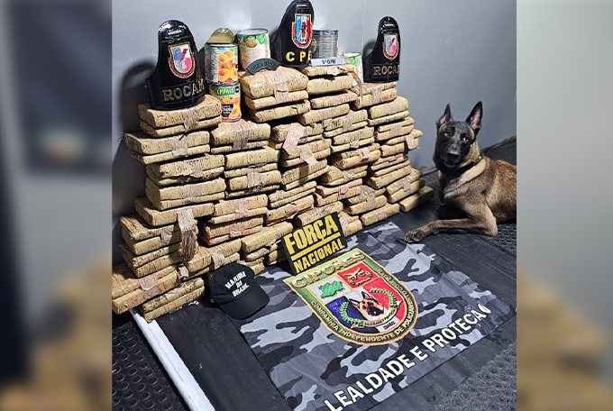 PM apreende mais de 70 quilos de drogas escondidas em tubos de PVC e latas de frutas no Amazonas