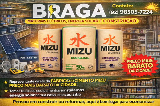 BRAGA - MATERIAIS ELÉTRICOS, ENERGIA SOLAR E CONTRUÇÃO