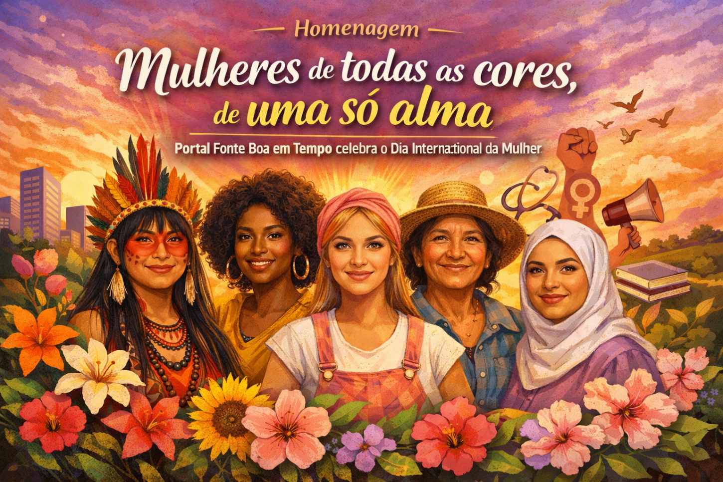 Mulheres de todas as cores, de uma só alma