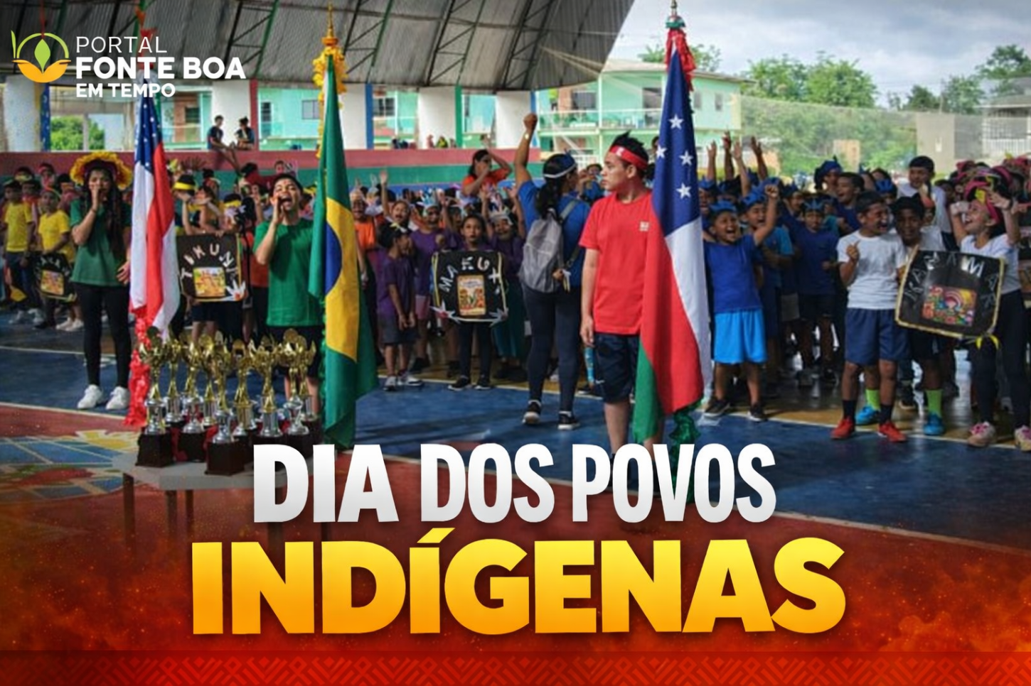 ESCOLA ZULMIRA LIMA LINS REALIZA GRANDE EVENTO PELO DIA DOS POVOS INDÍGENAS EM FONTE BOA