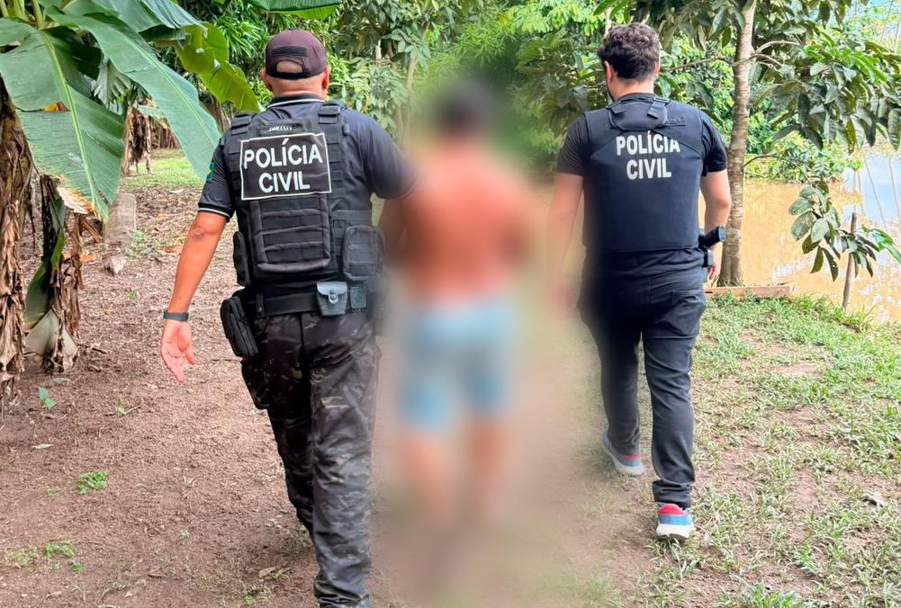 PC-AM prende homem suspeito de abusar sexualmente de crianças e adolescentes da mesma família em Tabatinga