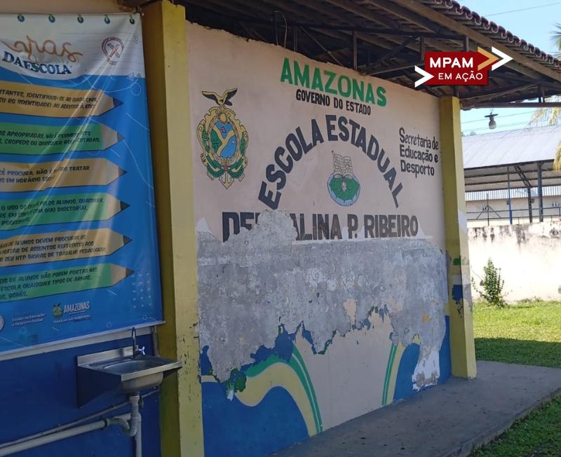 MPAM identifica falhas em escola estadual e ausência da vacina BCG durante inspeções em Santo Antônio do Içá