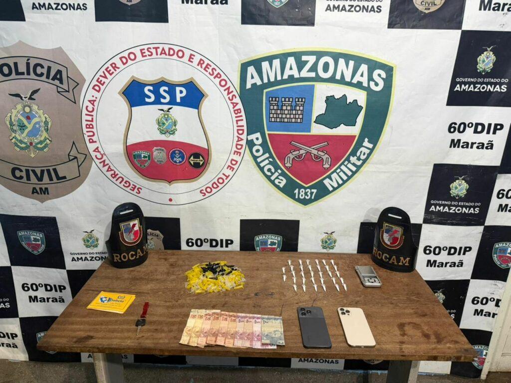 ROCAM desarticula esquema de “delivery do tráfico” e prende dupla em Maraã