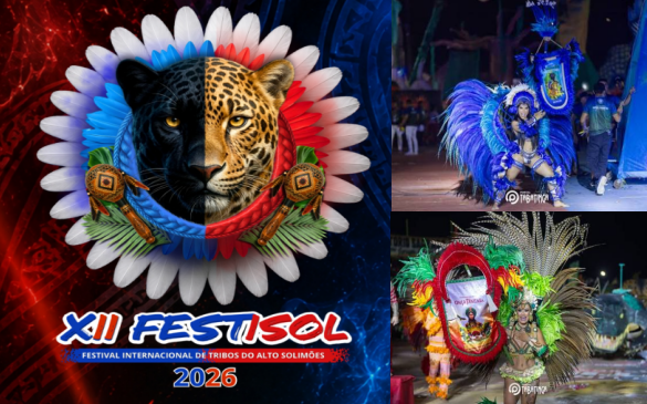 Festisol 2026 começa nesta quinta-feira em Tabatinga com disputa das Onças e grandes shows