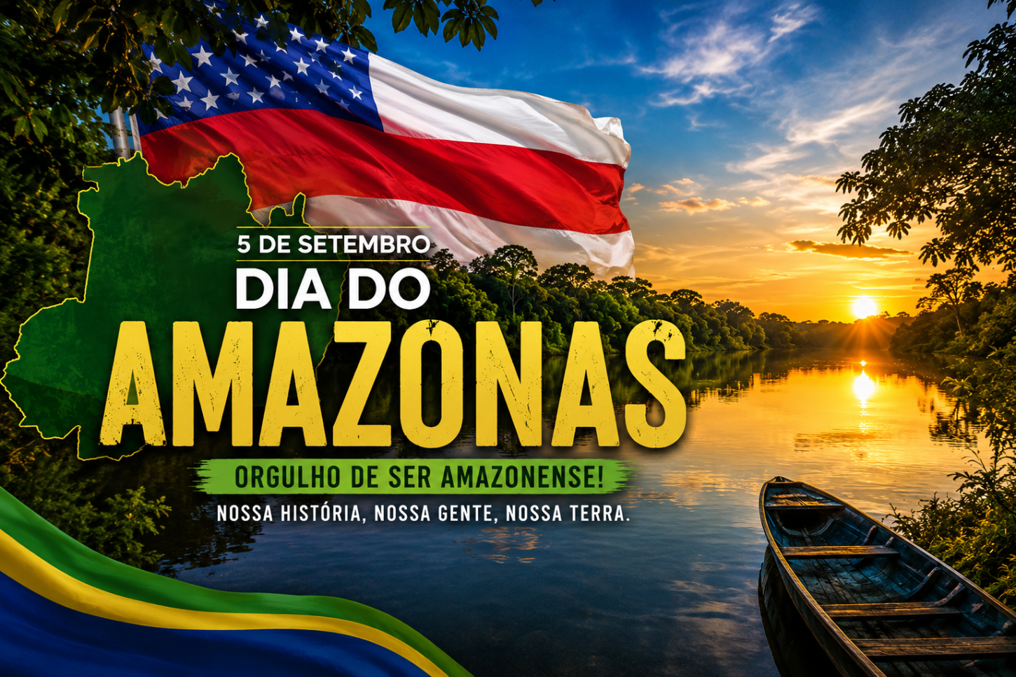 5 de Setembro: Dia do Amazonas celebra a história, a cultura e a força do povo amazonense