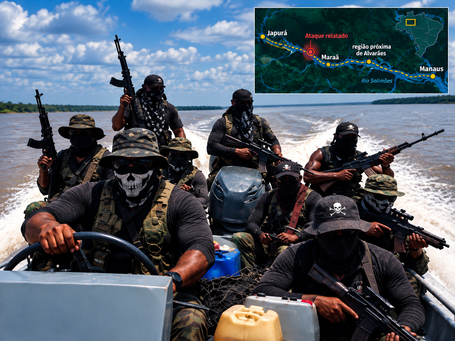 Mais de 200 passageiros sob a mira de fuzis: ataque ao Rosa de Saron expõe fragilidade da segurança nos rios do Amazonas