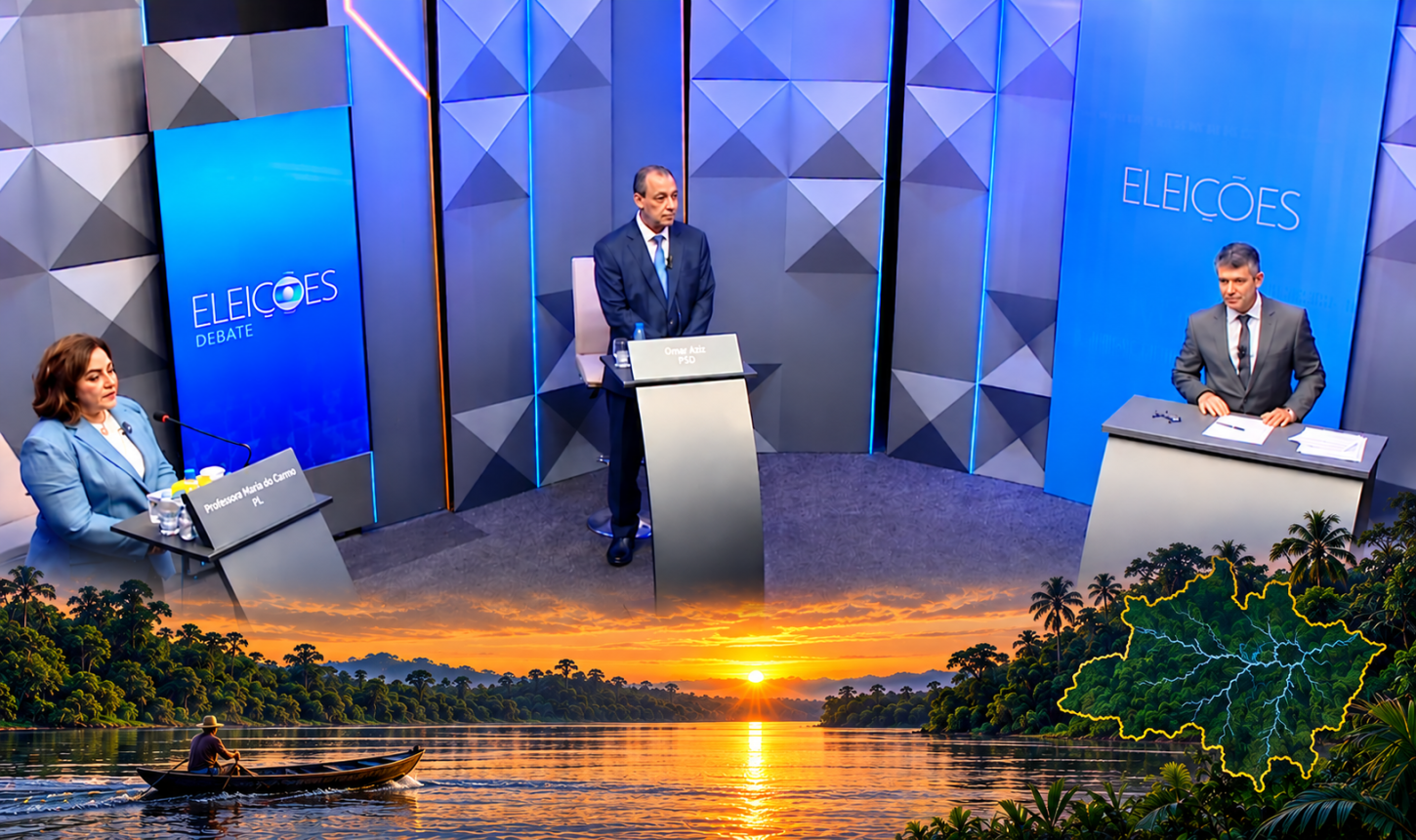 Debate na Rede Amazônica tem troca de acusações, propostas para o interior e embate sobre segurança e corrupção
