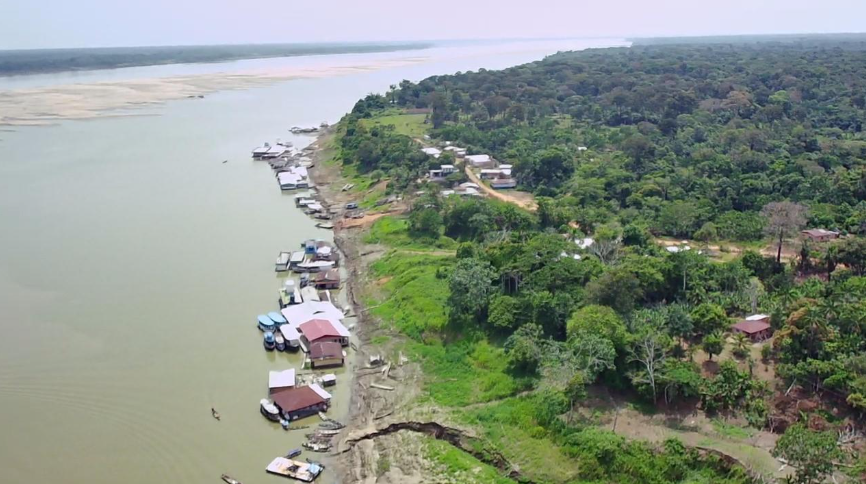 RIO SOLIMÕES DÁ OS PRIMEIROS SINAIS DE SUBIDA EM FONTE BOA E TABATINGA