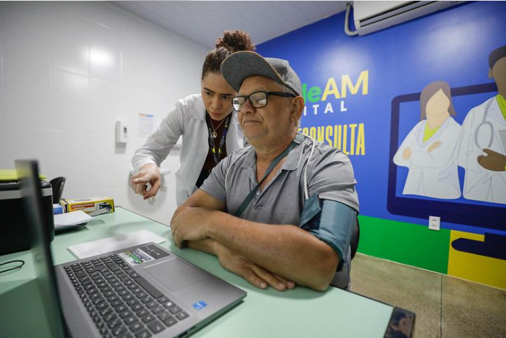 Saúde digital cresce 37% no Amazonas e amplia consultas especializadas para moradores do interior