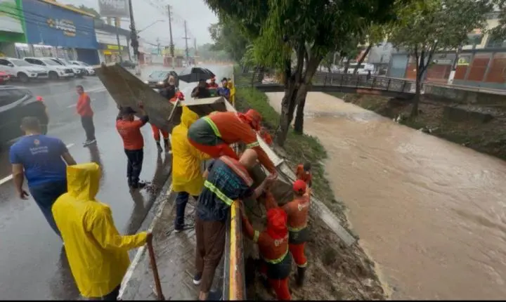 Amazonas entra em alerta para tempestades; Manaus pode enfrentar chuva forte e ventos de até 60 km/h