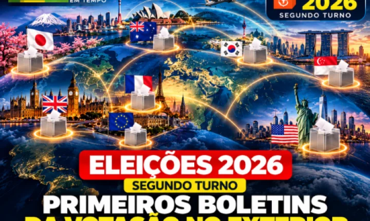 ELEIÇÕES 2026: FLÁVIO LIDERA PRIMEIROS BOLETINS DO EXTERIOR, SEGUNDO LEVANTAMENTO DA JOVEM PAN