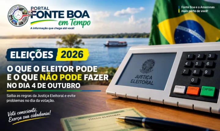 Eleições 2026: saiba o que o eleitor pode e o que não pode fazer no dia 4 de outubro