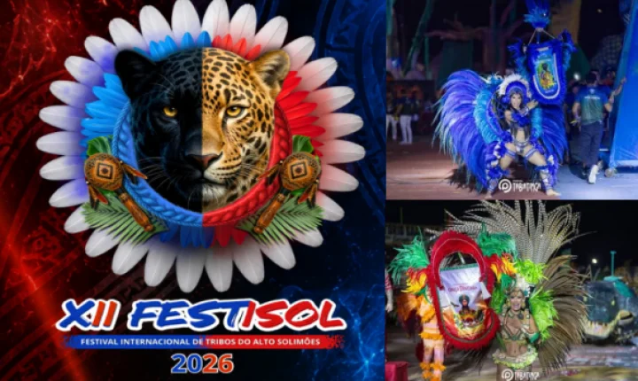 Festisol 2026 começa nesta quinta-feira em Tabatinga com disputa das Onças e grandes shows
