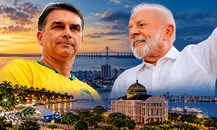 Flávio Bolsonaro cumpre agenda em Manaus nesta segunda-feira; Lula participa de ato de campanha no Sul do país