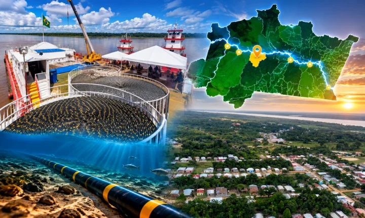Fonte Boa está na rota da Infovia 02, nova “estrada digital” de fibra óptica pelo Rio Solimões