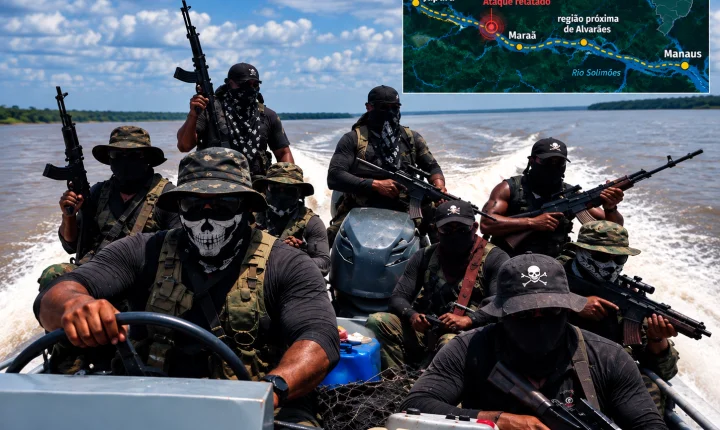 Mais de 200 passageiros sob a mira de fuzis: ataque ao Rosa de Saron expõe fragilidade da segurança nos rios do Amazonas