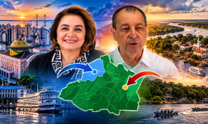 Maria do Carmo vence Omar em Manaus, mas interior dá ampla vantagem ao senador no Amazonas